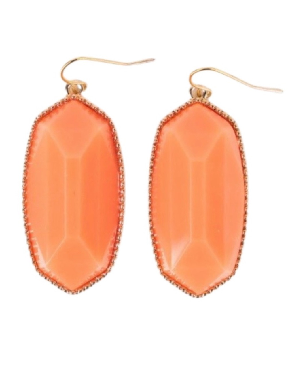 No. 3 Mia Peach Earrings (NWT)